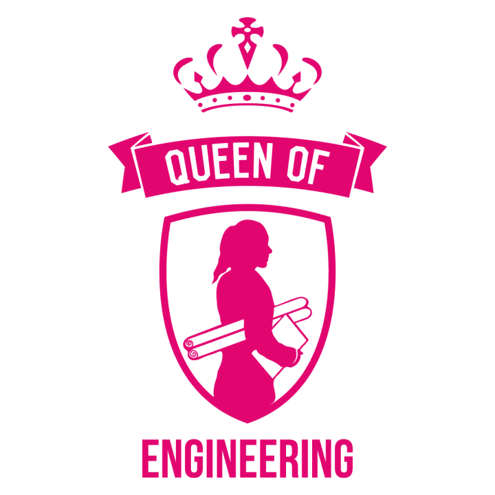 Queen Of Engineering Langærmet skjorte til kvinder 0 image