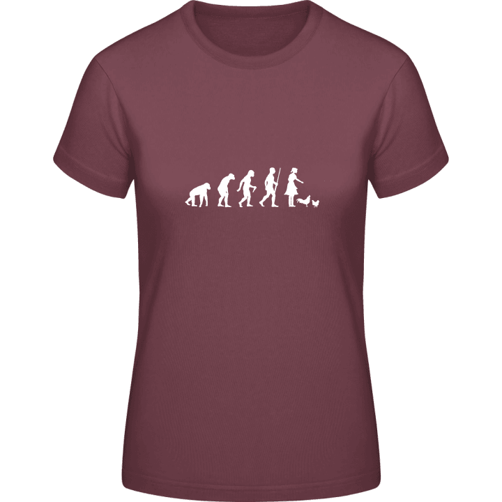 Female Farmer Evolution T-shirt för kvinnor 0 image