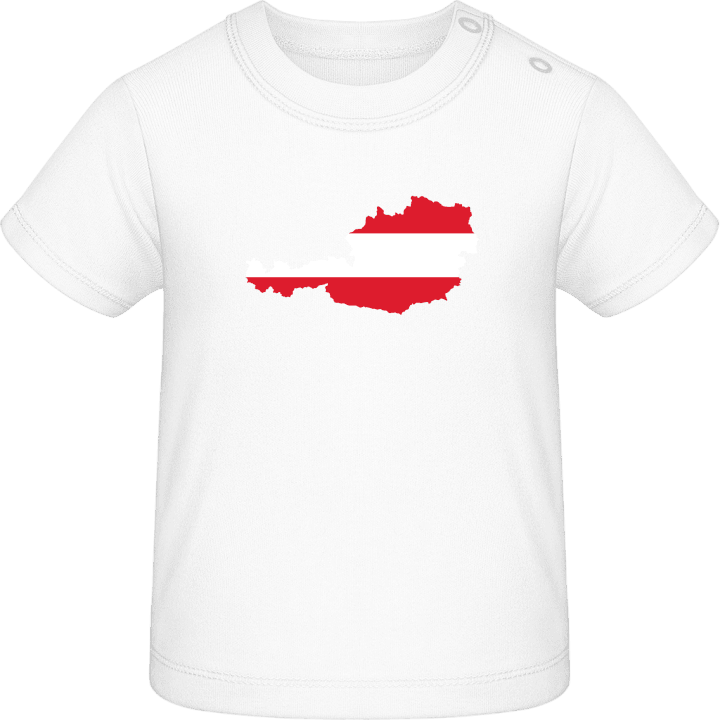 Austria Map T-shirt för bebisar contain pic