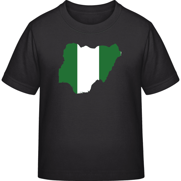 Nigeria Map Flag T-skjorte for barn contain pic