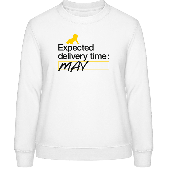 Expected Delivery Time: May Sweatshirt för kvinnor 0 image