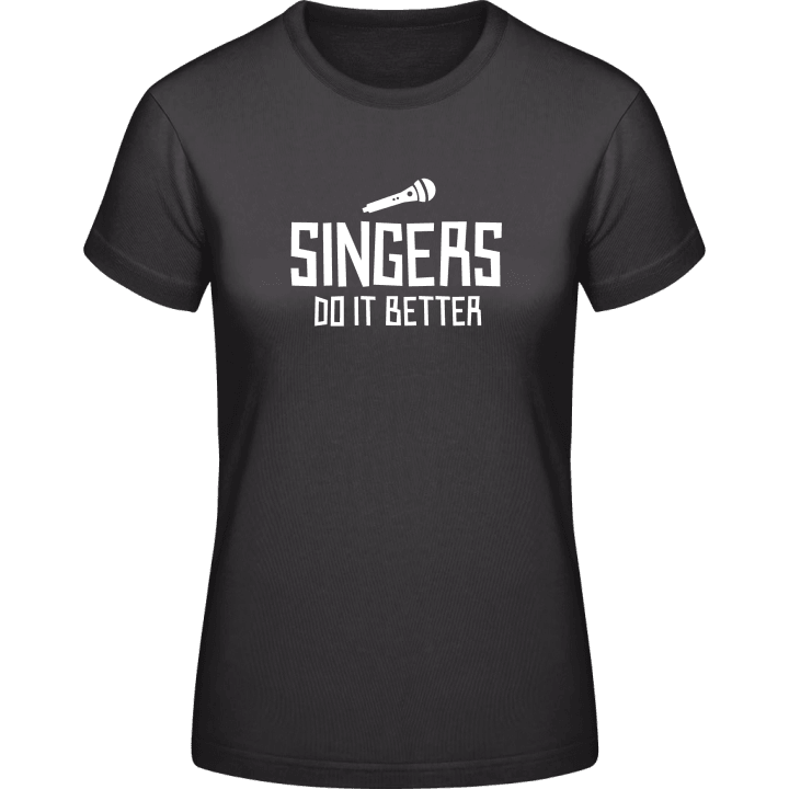 Singers Do It Better T-skjorte for kvinner contain pic