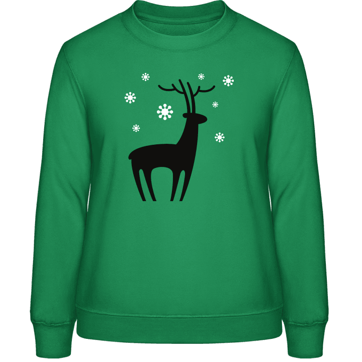 Xmas Deer with Snow Frauen Sweatshirt 0 image