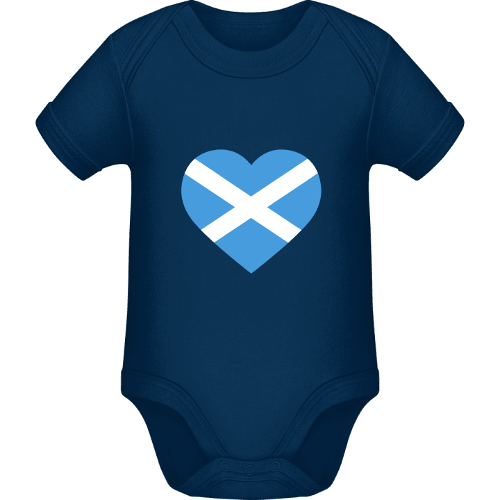 Scotland Heart Flag Baby Romper contain pic
