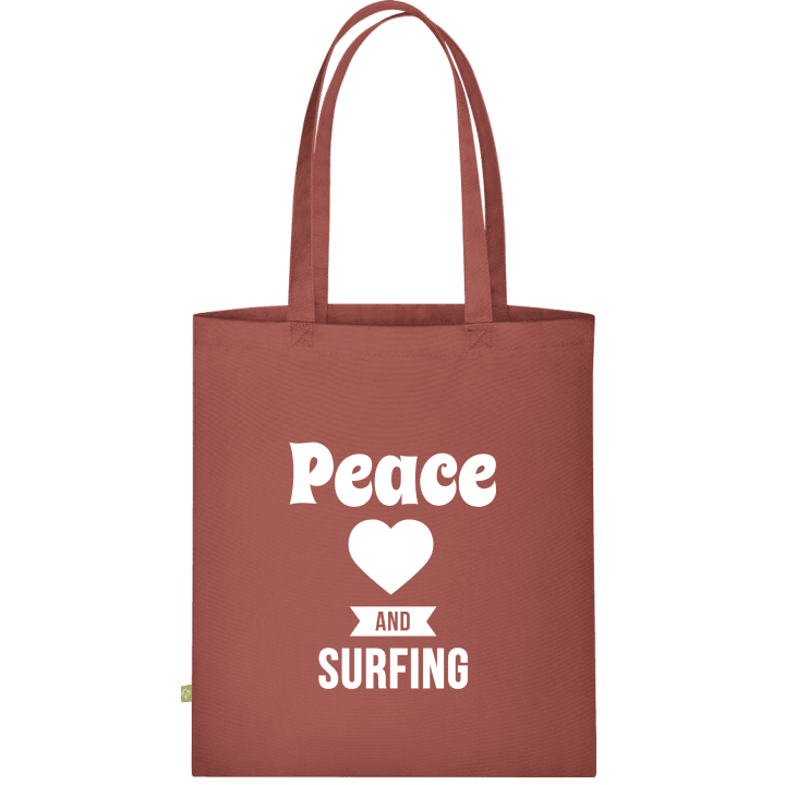 Peace Love And Surfing Väska av tyg contain pic