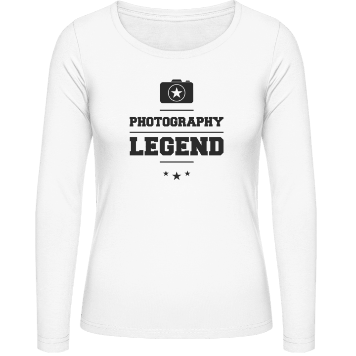 Photography Legend T-shirt à manches longues pour femmes contain pic