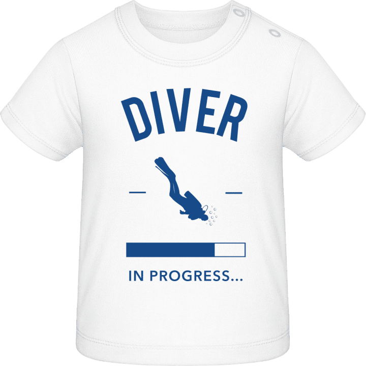 Diver loading Camiseta de bebé contain pic