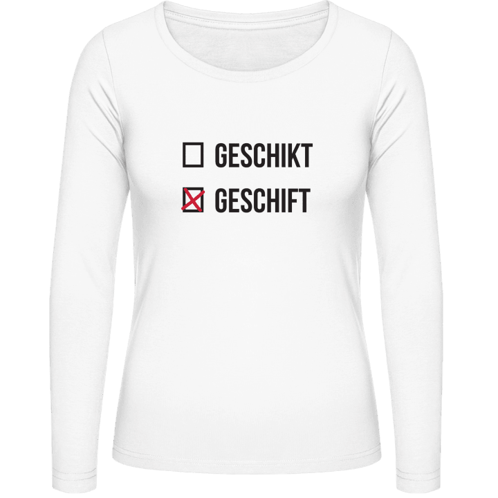 Geschikt Geschift T-shirt à manches longues pour femmes contain pic