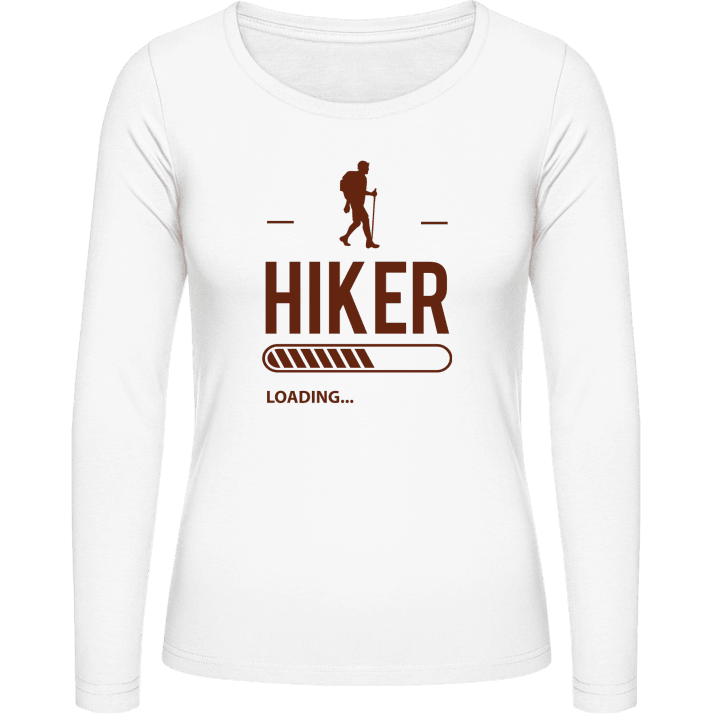 Hiker Loading Camisa de manga larga para mujer contain pic