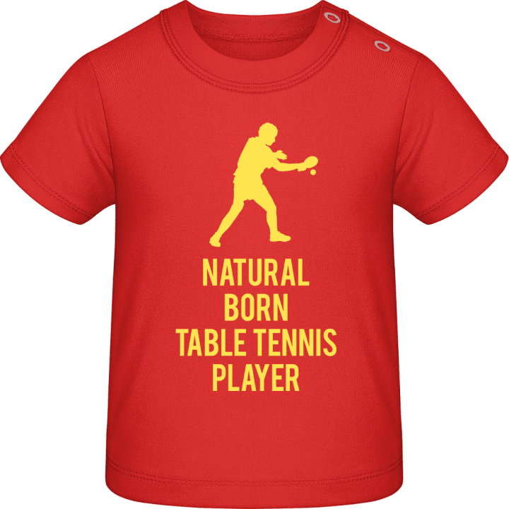 Natural Born Table Tennis Player Baby T-skjorte contain pic