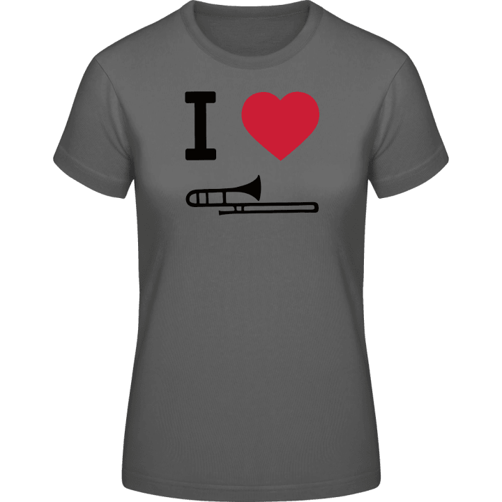 I Heart Trombone Women T-Shirt 0 image