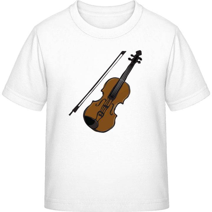 Violin Illustration T-skjorte for barn contain pic