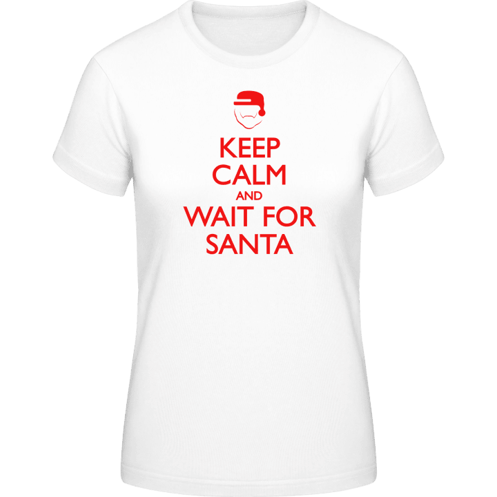 Keep Calm and Wait for Santa Frauen T-Shirt 0 image