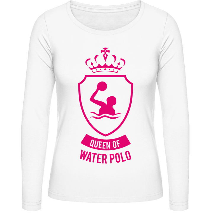 Queen Of Water Polo Vrouwen Lange Mouw Shirt contain pic