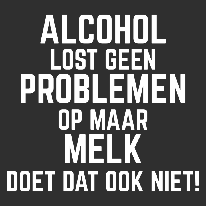 Alcohol lost geen problemen op maar melk doet dat ook niet! Långärmad skjorta 0 image