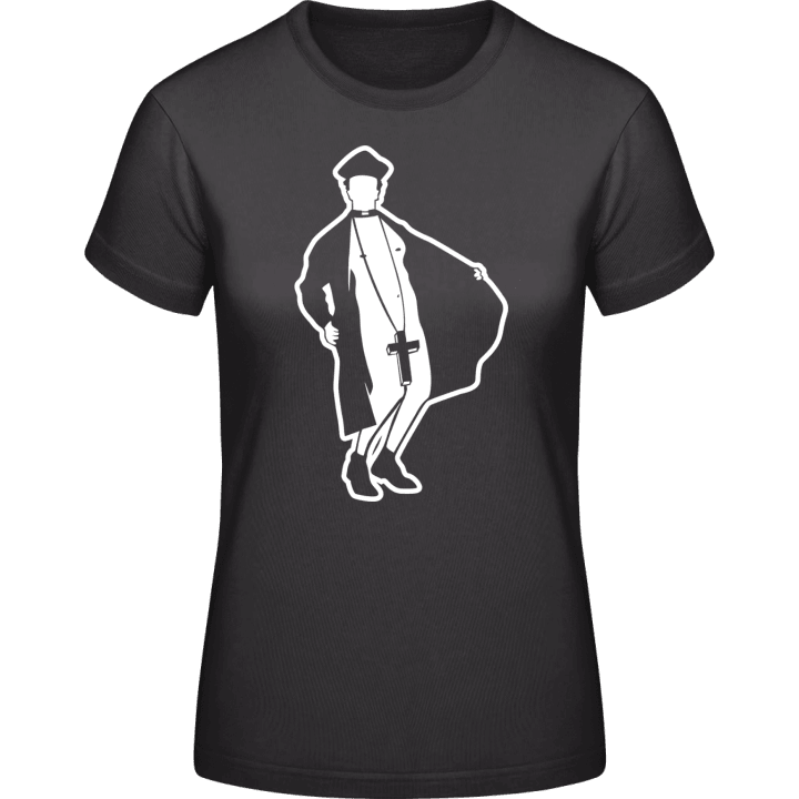 Priest T-shirt för kvinnor contain pic