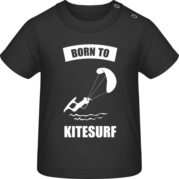 Born To Kitesurf Baby T-skjorte contain pic