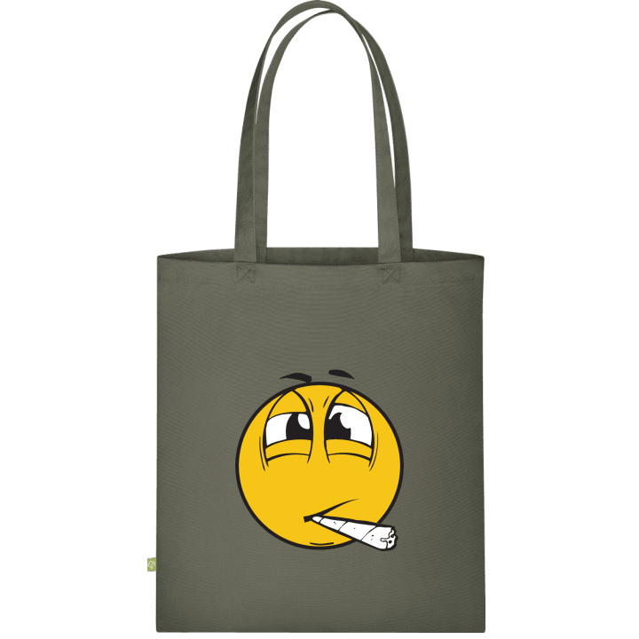 Stoned Smiley Face Väska av tyg contain pic