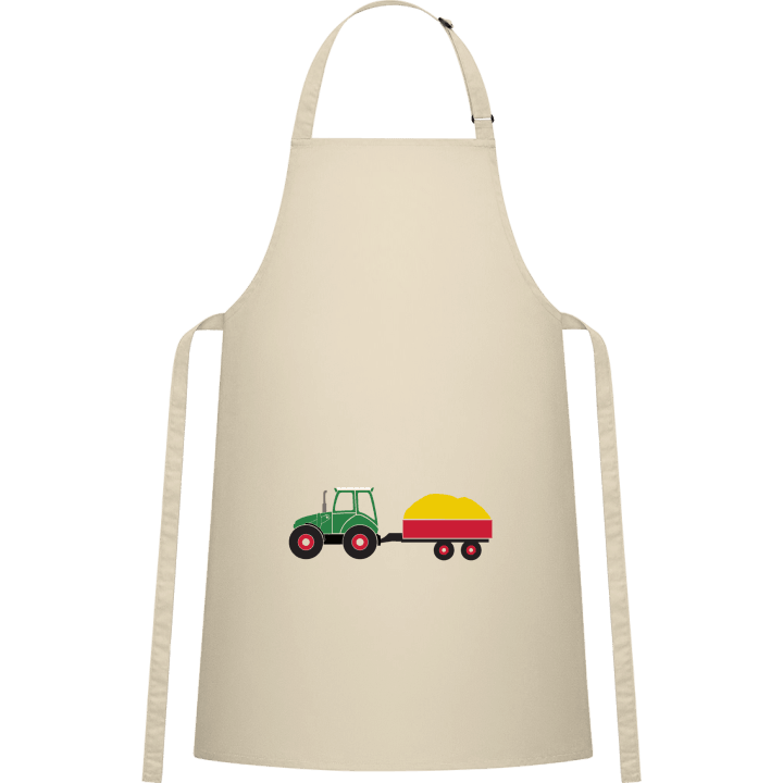 Tractor Illustration Kitchen Apron contain pic