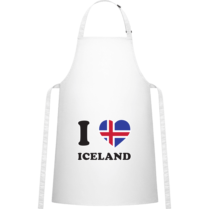 I Love Iceland Fan Delantal de cocina 0 image