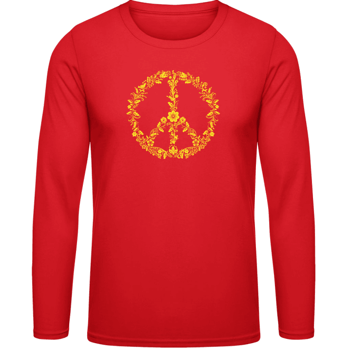 Peace Flowers Long Sleeve Shirt contain pic
