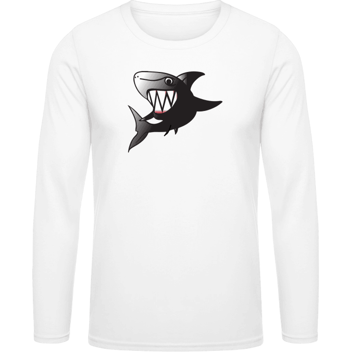 Shark Illustration Långärmad skjorta 0 image