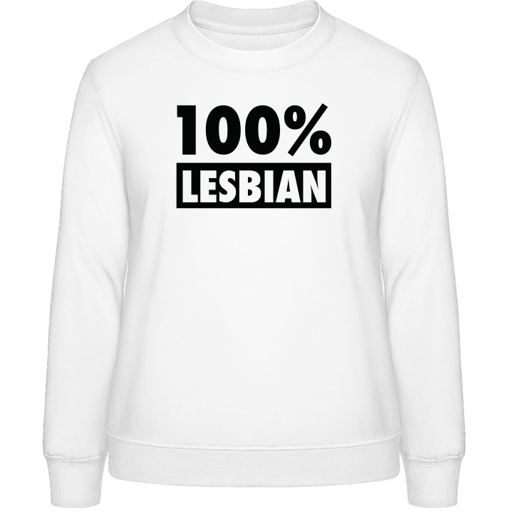 100 Percent Lesbian Sweatshirt för kvinnor contain pic