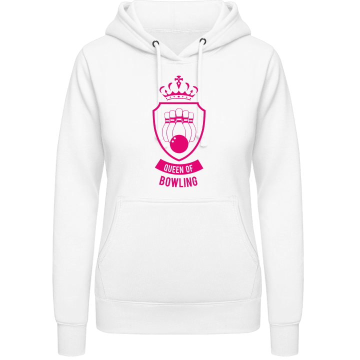 Queen Of Bowling Sudadera con capucha para mujer contain pic