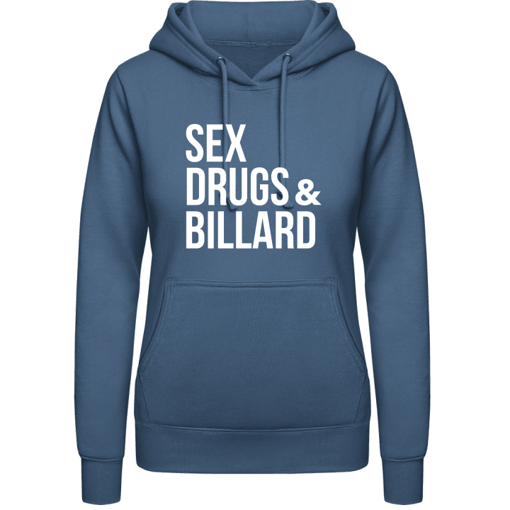 Sex Drugs And Billiards Felpa con cappuccio da donna 0 image