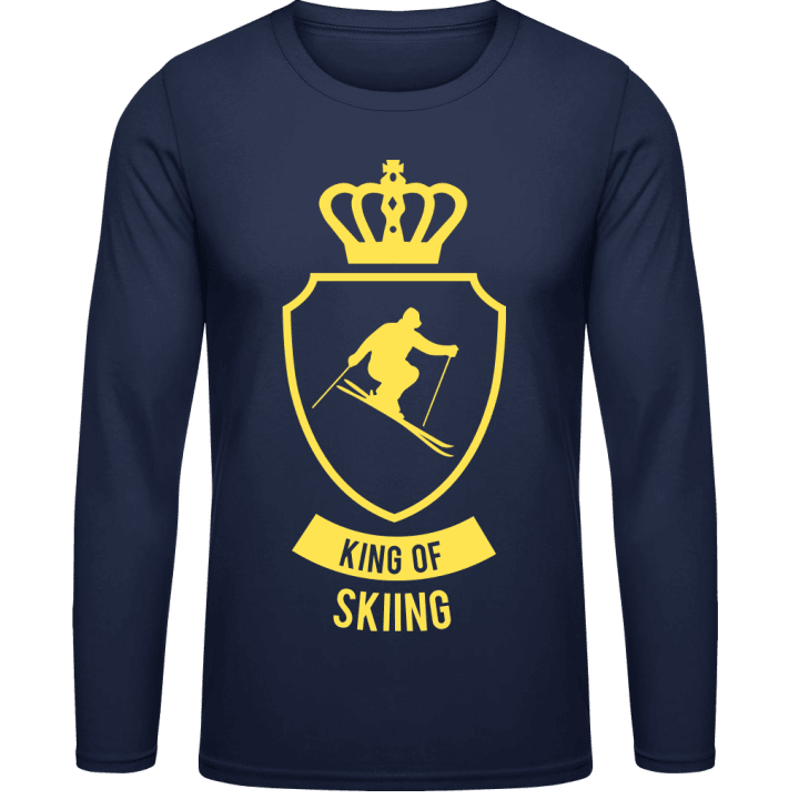 King of Skiing T-shirt à manches longues contain pic