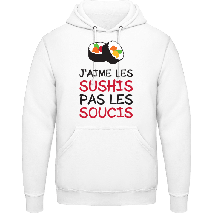 J'aime Les Sushis Pas Les Soucis Huvtröja contain pic