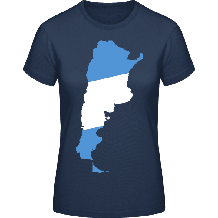 Argentina Flag T-shirt för kvinnor contain pic