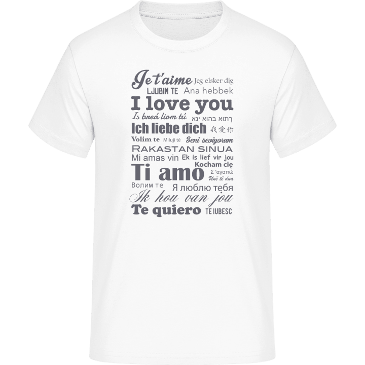 I Love You International T-Shirt contain pic