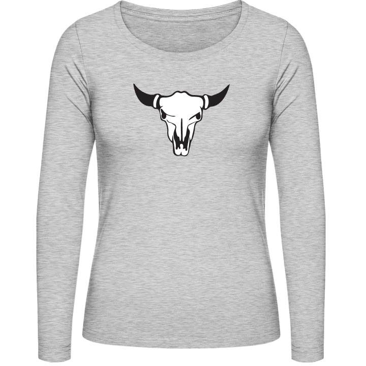 Cow Skull T-shirt à manches longues pour femmes 0 image
