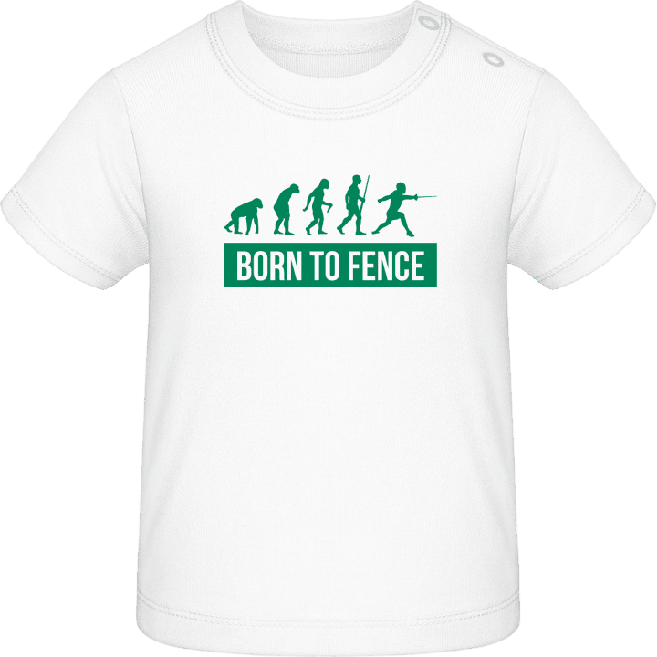 Born To Fence Camiseta de bebé contain pic