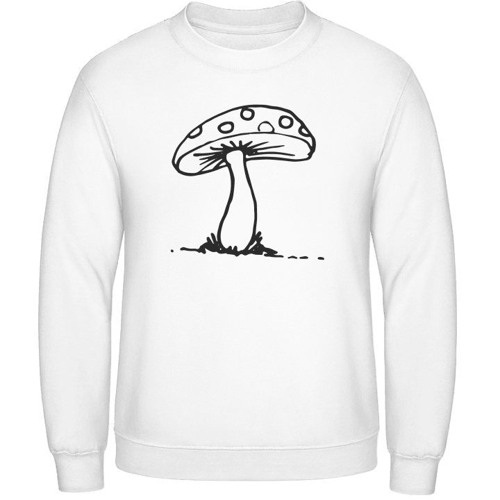 Mushroom Scribble Sweatshirt contain pic