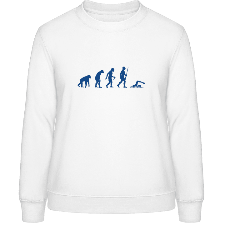 Swimmer Evolution Frauen Sweatshirt contain pic