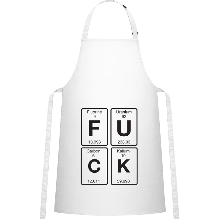 Fuck Logo Förkläde för matlagning contain pic