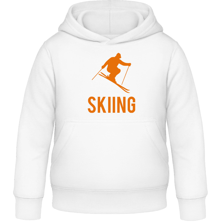 Skiing Logo Hettegenser for barn contain pic