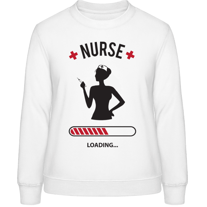 Nurse Loading Frauen Sweatshirt contain pic