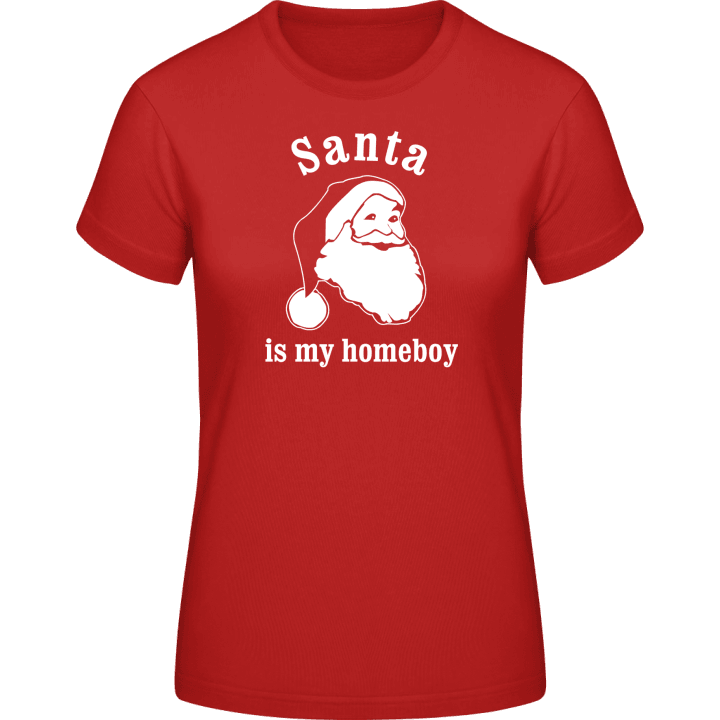 Santa Is My Homeboy Vrouwen T-shirt 0 image