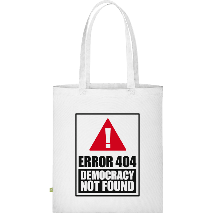Error 404 Democracy Not Found Borsa in tessuto contain pic