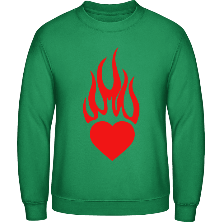 Heart On Fire Sweatshirt contain pic