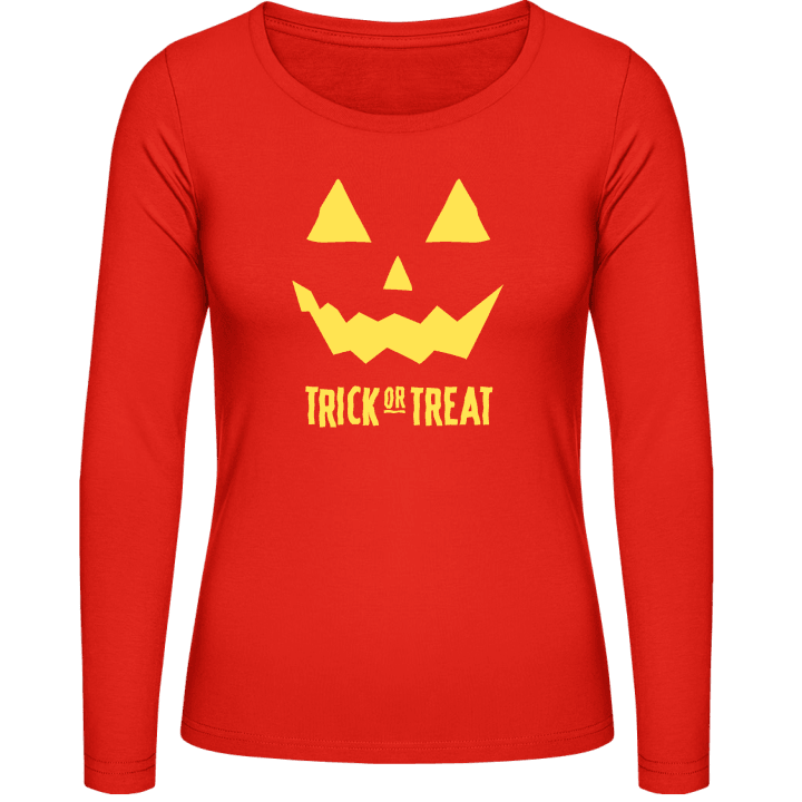 Halloween Trick Or Treat Langærmet skjorte til kvinder 0 image