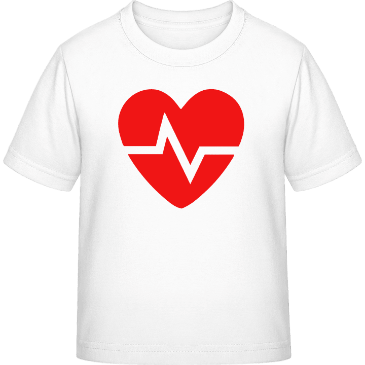 Heartbeat Symbol T-skjorte for barn contain pic