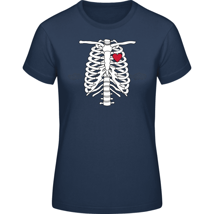 Chest Skeleton with Heart T-shirt pour femme 0 image