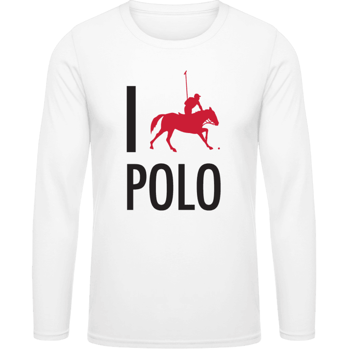 I Love Polo Shirt met lange mouwen contain pic