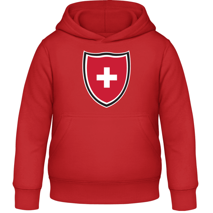 Switzerland Shield Flag Sweat à capuche pour enfants contain pic
