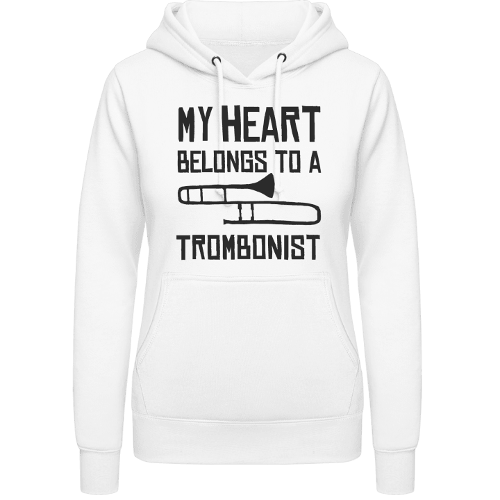 My Heart Belongs To A Trombonist Sudadera con capucha para mujer contain pic
