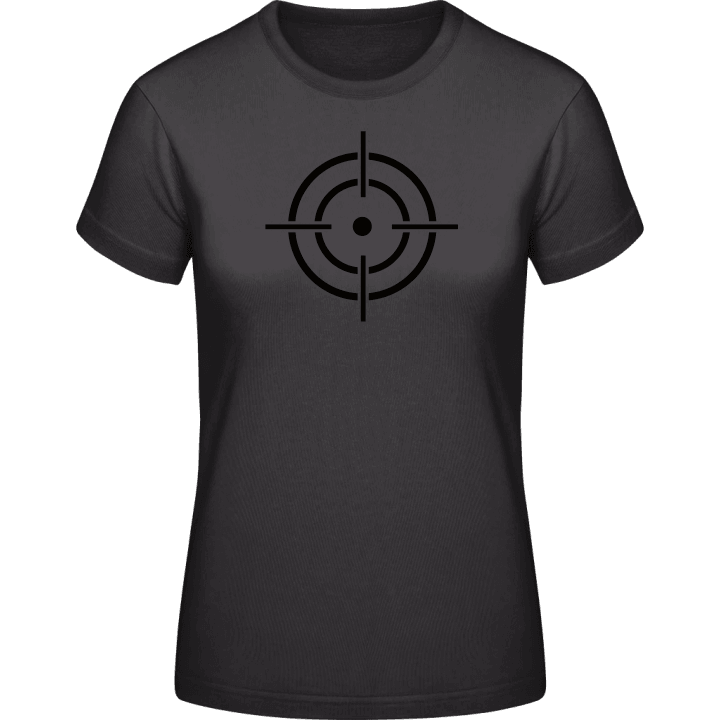Shooting Target Logo Frauen T-Shirt contain pic